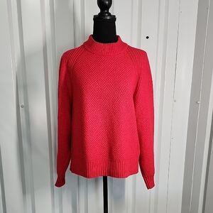 Everlane Womens Pink 100% Recycled Cashmere Mock Neck Sweater Size Small